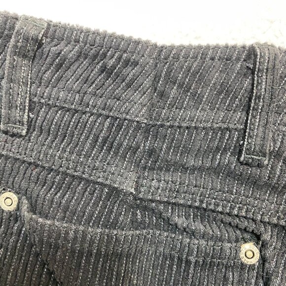 Sergio Valente Corduroy Pants Mens 33x36 Black Bootcut Cowboy Western VINTAGE - Picture 12 of 13